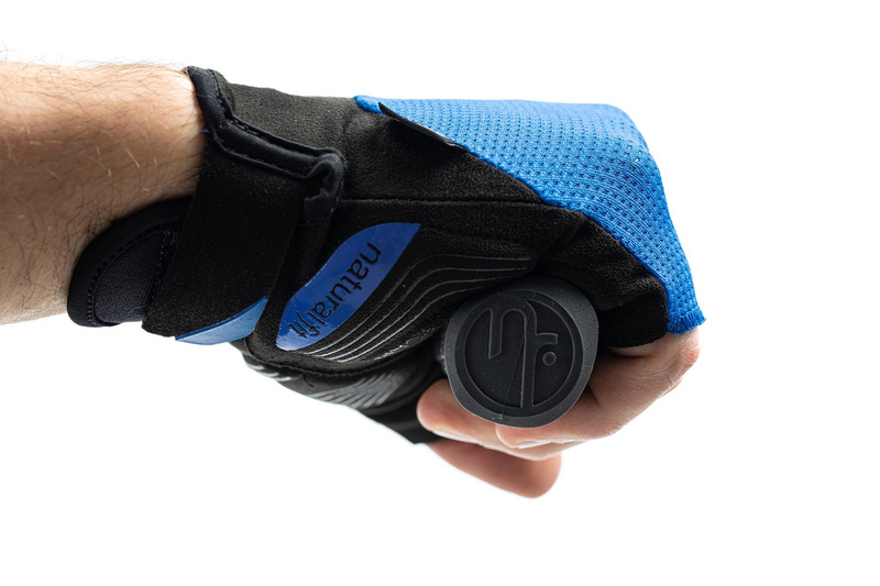 Cube rukavice GLOVES SHORT FINGER X NF, blue