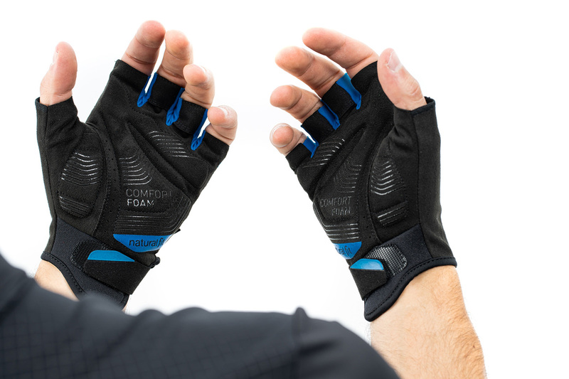 Cube rukavice GLOVES SHORT FINGER X NF, blue