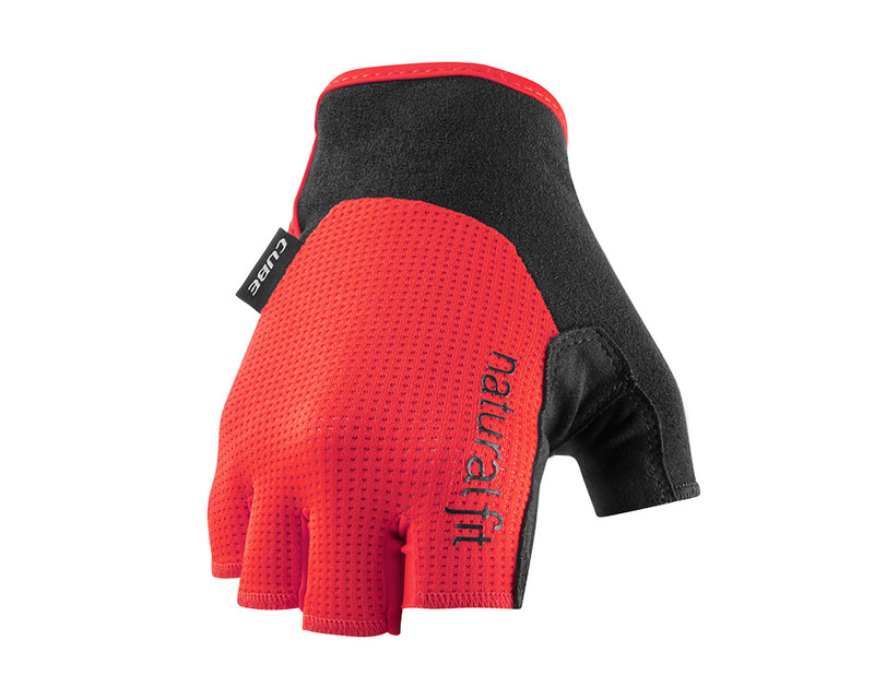 Cube rukavice GLOVES SHORT FINGER X NF, red