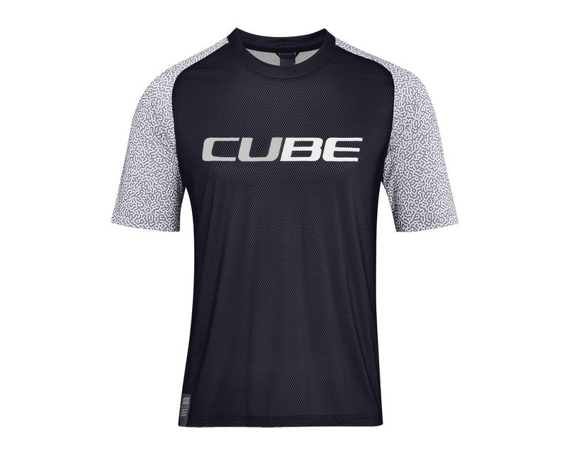 Cube dres VERTEX ROUND NECK S/S black