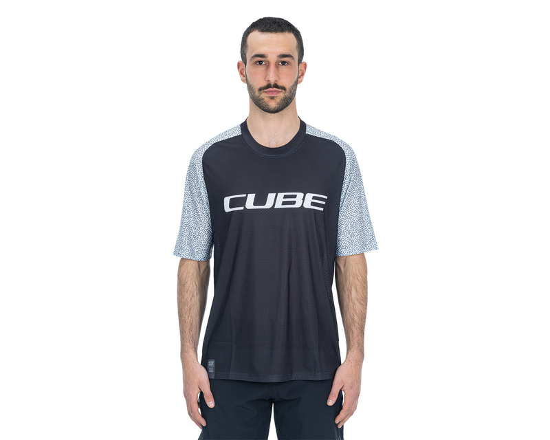 Cube dres VERTEX ROUND NECK S/S black