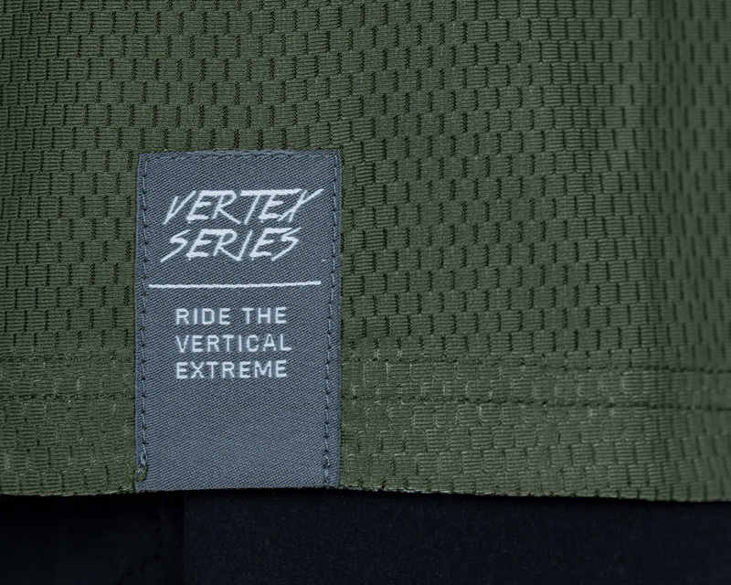 Cube dres VERTEX ROUND NECK JERSEY TM S/S olive grey