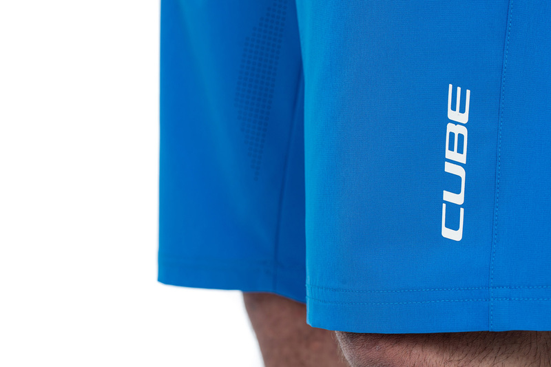 Cube volné kraťasy VERTEX LIGHTWEIGHT BAGGY SHORTS blue