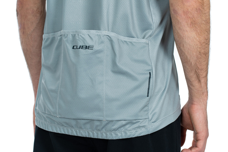 Cube dres ATX HALF ZIP CMPT S/S grey