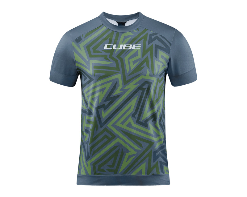 Cube dres ATX ROUND NECK TM S/S olive grey