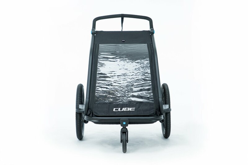 Cube vozík KIDS TRAILER DOUBLE CMPT black