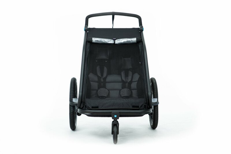 Cube vozík KIDS TRAILER DOUBLE CMPT black