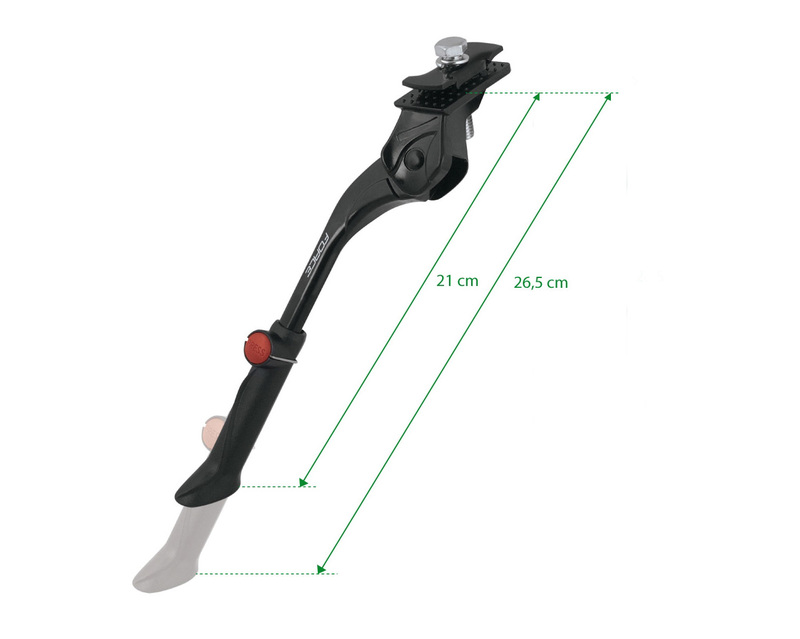 Force stojan KID 16-20" Al pod rám + protikus, černý