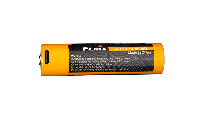 Fenix dobíjecí USB-C baterie 18650 4000 mAh (Li-Ion)