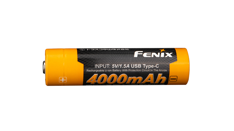 Fenix dobíjecí USB-C baterie 18650 4000 mAh (Li-Ion)