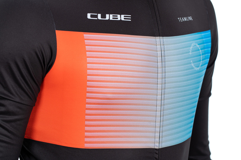 Cube dres TEAMLINE Jersey L/S black blue red