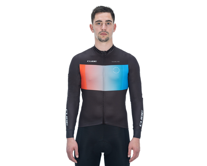 Cube dres TEAMLINE Jersey L/S black blue red