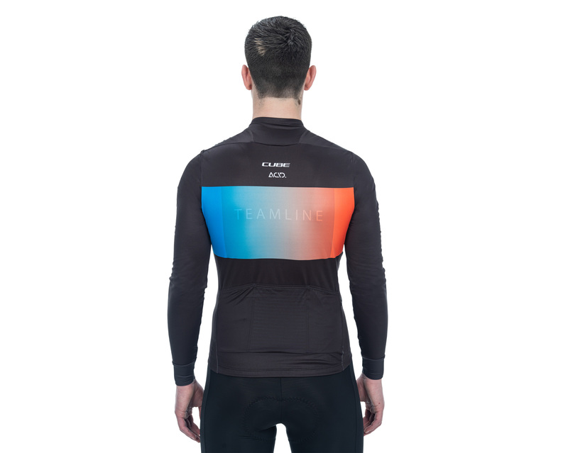 Cube dres TEAMLINE Jersey L/S black blue red