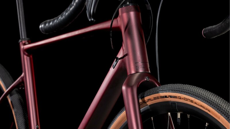 Cube gravel NUROAD RACE rubyred gloss